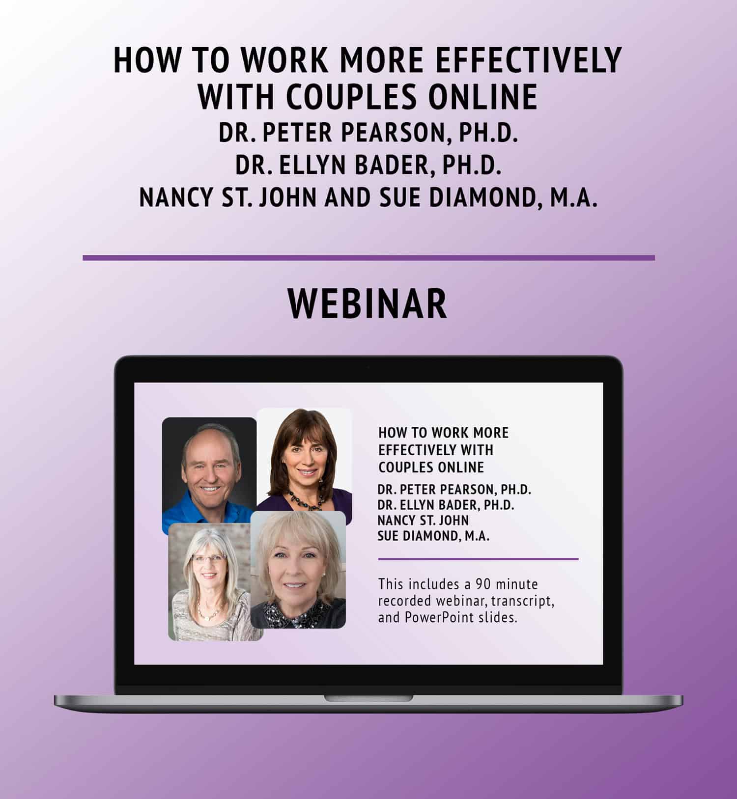 How to Work More Effectively with Couples Online Webinar and Creative Experiential Work with Couples Online Webinar ($116)